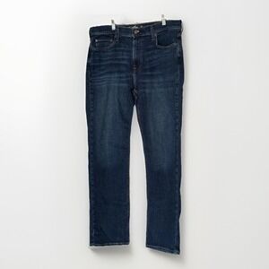 Hollister Epic Flex Straight Jeans Mens 33x31 Dark Wash Stretch Denim‎ Casual